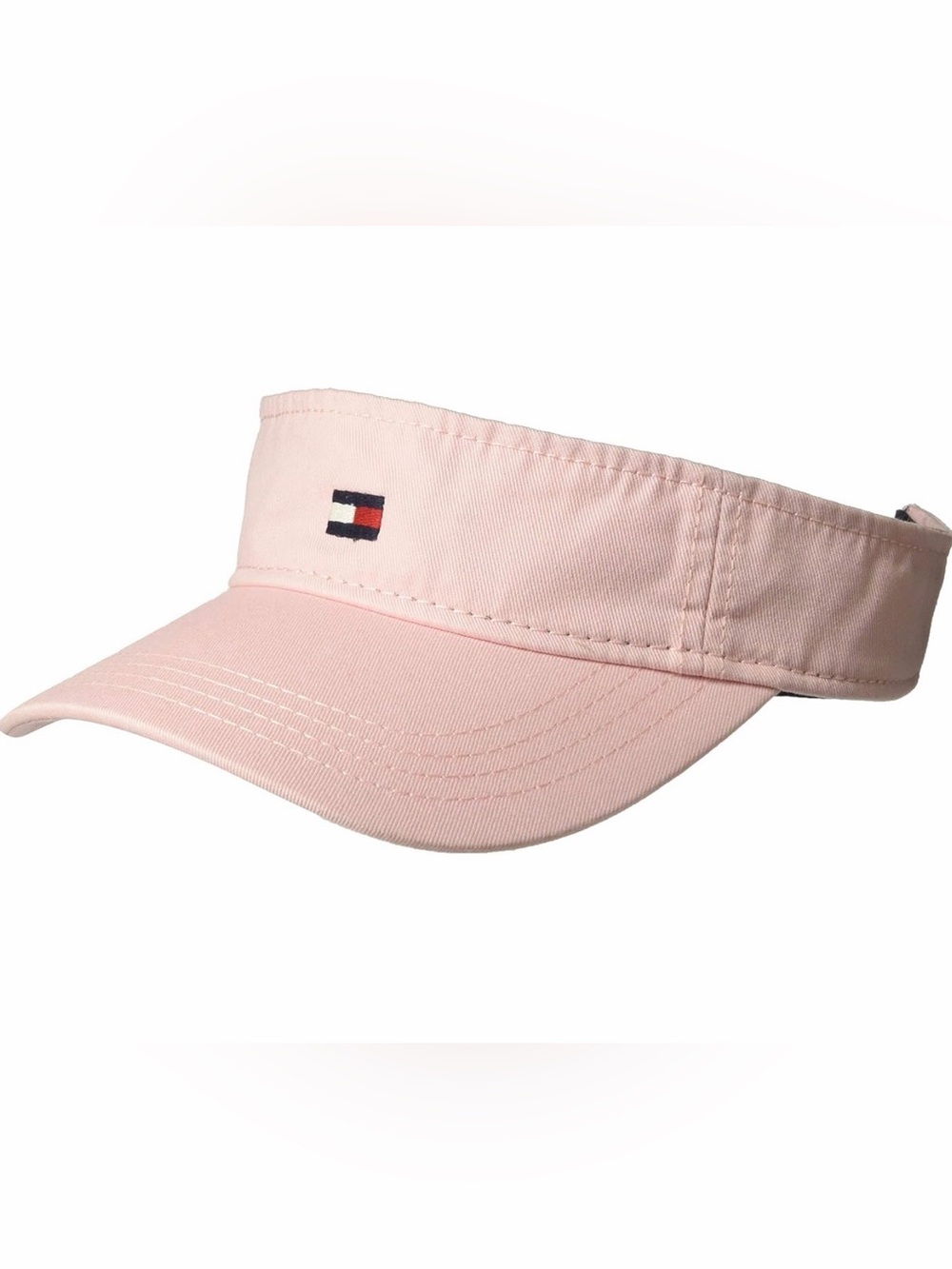 Tommy Hilfiger Light Pink Visor with Flag Logo